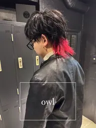 ✨人気✨ メンズカット+ダブルカラー(インナーカラー) 【owl初めてのご利用の方限定】