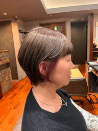 🈳あり！イヤリングカラー＋全体カラー＋選べるトリートメント【7500円​〜​】