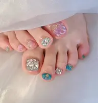 🎀footネイル10本やり放題💅(10日以内直し無料)