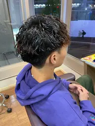 カット×パーマ