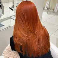 【🍊高発色✨オレンジカラー🍊】ブリーチなしWオレンジカラー