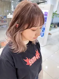 インナーカラー💜(ブリーチ料金込み)