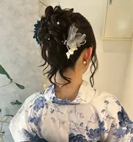 浴衣着付+ヘアセット👘🎆