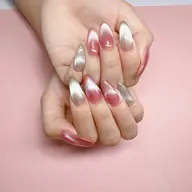 【長持ちチップスカルプ、バイカラー】初めて短い爪でもできる!