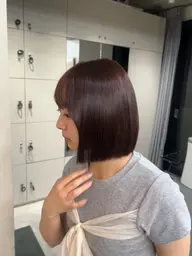 夏におすすめ❕🌷暖色🍊ダメージレス艶カラー✨3stepケラチンtreatment付き！