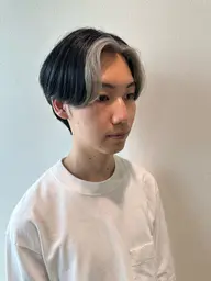 【メンズもデザインカラー♪🎨】フェイスフレーミング＋カット