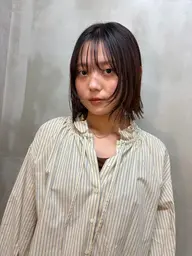 【口コミ投稿限定🍀】似合わせカット+透明感カラー+トリートメント