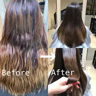 ✨限定✨【BTストレート】ナチュラルストレート❣️💕ダメージレスで柔らかくあたる💇‍♀️✨