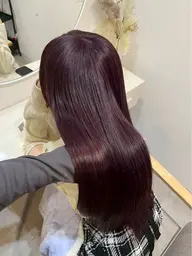 🎀‪💗ブリーチ無し暖色カラー🍒❤️➕1stepトリートメント付🍓