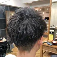 メンズカット+パーマ