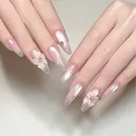 【大人気】🌸ワンホンチップ長さだし🦋デザイン持ち込み150分コース