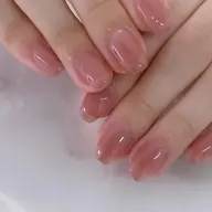 ［jrネイリスト］うる艶ワンカラー/ラメグラデ¥2200(オフなし💅)