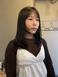 〈〈 土日限定クーポン🍈 〉〉カット+透明感カラー+高保湿トリートメント(+¥2000で髪質改善カラーに変更🉑)
