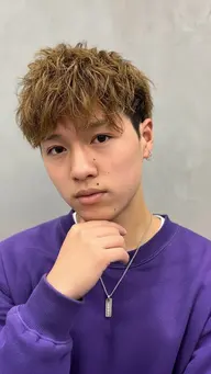 🌈ワンカラー➕トリートメント 【⏳ミニモ限定クーポン🧧】 (黒染め、白髪染めもOK‼️)#メンズカラー
