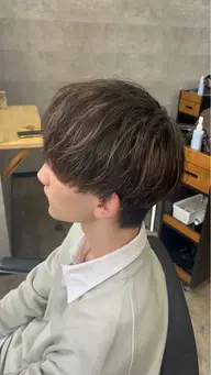 似合わせカット+メンズハイライト