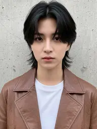 【men's】ウルフカット+パーマ