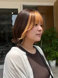 【8月限定🌻】カット＋デザインカラーカラー＋うる艶Tr🎶
