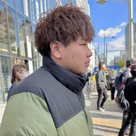 ミニモ限定🎈メンズカット＋波巻きニュアンスパーマ🎗️