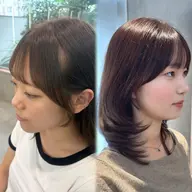【韓国美人に🪄✨️】艶髪ワンカラー➕"盛れる"前髪・顔周りカット➕プレトリートメント 120分
