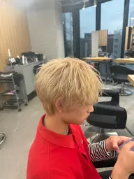 🔥 カット×トリプルカラー×髪質改善トリートメントでつくるハイトーンスタイル✨