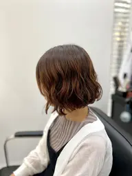 レイヤーカット+ボブパーマ