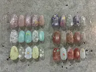 【ハンド】オフ込みパラジェル可・ジェルネイルKAILA限定springネイル🩶