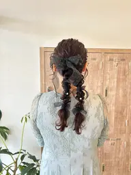 🎀編み下ろしヘアセット🎀