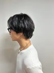カラーモデル募集中/メンズ大歓迎❕トーンダウンカラー【ブリーチ、リタッチ不可】毛先までの全体カラー🩶