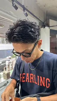 【MEN’S限定】カット＋カラー＋パーマ＋トリートメント🫐✨