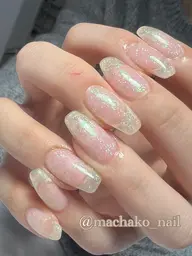 ♡他店オフ無料★ワンカラー・ラメ・クリア♡ワンポイントスワロ付き♪