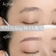 【2回目以降の方はこちらから🤍】眉毛Wax脱毛👀🌱
