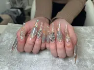 スカルプアート　派手め✨