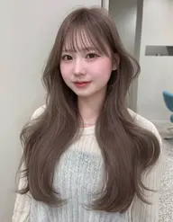 【学生限定】♡🐇似合わせ前髪カット➕うる艶カラー✶⋆.˚꩜⋆