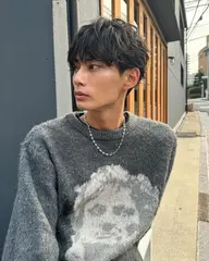 カット＋メンズ（人気✨️）シャドウパーマ👑👑👑