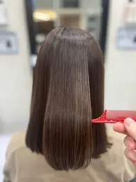 【☂️平日/6月限定クーポン☂️】カット+髪質改善縮毛矯正+トリートメント+ReFaマイクロバブル泉