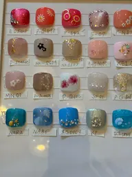フットネイル定額アート ※オフ無し