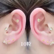 【ミニモ限定】💍耳つぼジュエリー20粒💍片耳10：10選べるデザイン🌟ダイエット/健康/気になる体の不調に合わせて