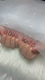 🍒練習モデル シンプルデザイン【ラメ・フラッシュ・先端ミラー】オフなし
