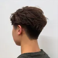 ■ 自然な毛流れで垢抜け♪メンズカット+毛流れパーマ