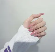 チップ長さだし  グラデーション