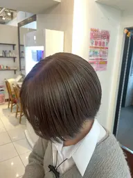 【透明感うる艶カラー👩🏼💞】アディクシーカラー➕髪質改善2stepトリートメント🥣❤️