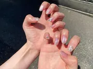 hand 【定額ネイル】揺らめくマグネットデザインネイル🤍[オフ込み]サンプル内からデザイン選択OK◎カラー変更可