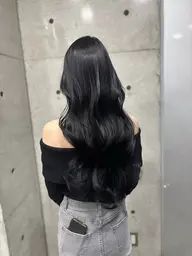 韓国式カット+カラー+Aujuaトリートメント🖤