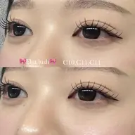 【撮影モデル1日1名様限定】フラットラッシュ120本💫高保湿コーティング+他店オフ込み+アイシャンプー