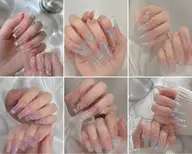 《ハンド》10本長さ出しクリアネイル🤍(オフ込)