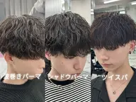 メンズカット+シャドウパーマ　#メンズ#メンズパーマ#メンズサロン#メンズサロン
