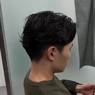メンズカット+パーマ+眉カット