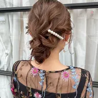 顔まわりカット+ヘアセット