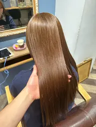 🫧ブリーチなしでも透け感🫧ワンカラー+トリートメント