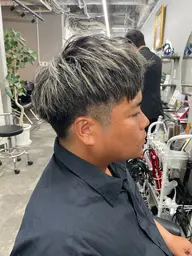 🌺大絶賛🌺メッシュキャップハイライトカラー，トリートメント oh🩵